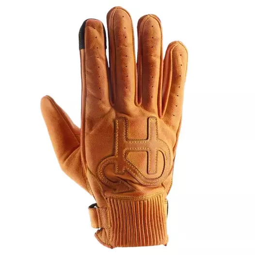 HELSTONS Golf perforated leather gloves Золотистый (размер: 8)