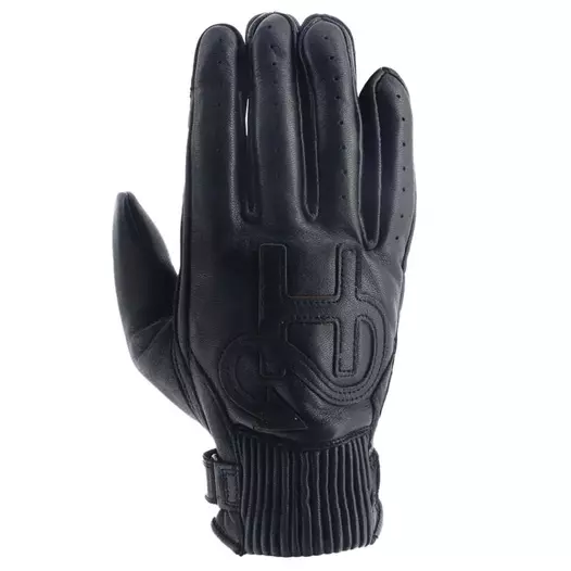 HELSTONS Golf perforated leather gloves Черный (размер: 8)