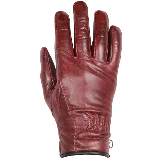 HELSTONS Cream gloves rouge / bordeaux (размер: 6)
