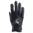 HELSTONS Feline perforated leather gloves Черный (размер: 6)