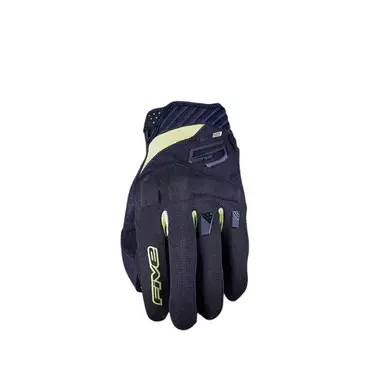 FIVE RS3 Evo gloves noir / jaune fluo