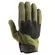 HELSTONS Dune perforated leather gloves Khakhi / Black
