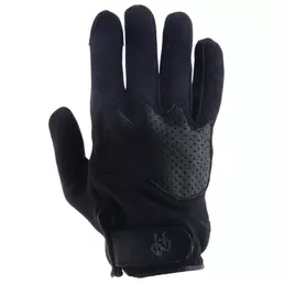 HELSTONS Dune perforated leather gloves Черный