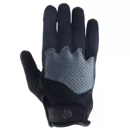 HELSTONS Dune perforated leather gloves Серо-черный
