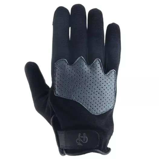 HELSTONS Dune perforated leather gloves Серо-черный (размер: 8)