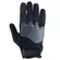 HELSTONS Dune perforated leather gloves Серо-черный