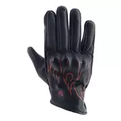 HELSTONS Rod Air perforated leather gloves Черно-оранжевый