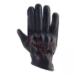 HELSTONS Rod Air perforated leather gloves Черно-оранжевый