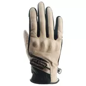HELSTONS DS Air woman perforated leather gloves Черно-бежевый