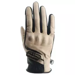 HELSTONS DS Air woman perforated leather gloves Черно-бежевый