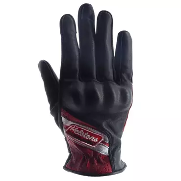 HELSTONS DS Air woman perforated leather gloves Черный