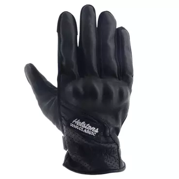 HELSTONS Cars Air perforated leather gloves Черный