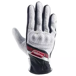 HELSTONS Cars Air perforated leather gloves Черный