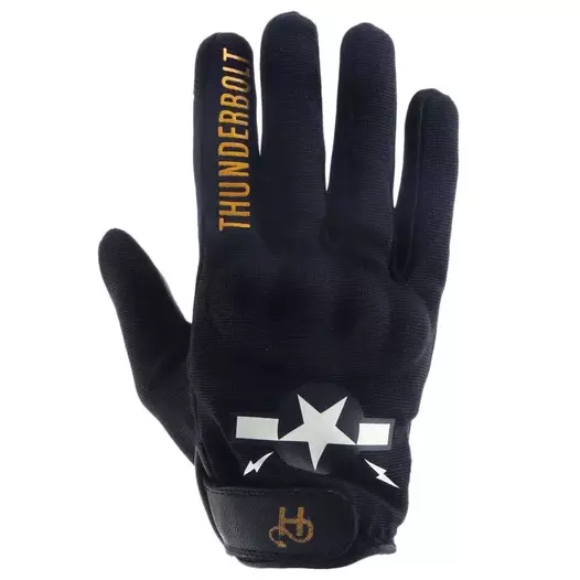 HELSTONS Thunderbolt perforated leather gloves Черный (размер: 10)