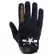 HELSTONS Thunderbolt perforated leather gloves Черный