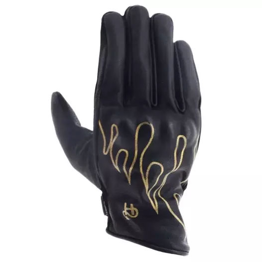 HELSTONS Rod Air perforated leather gloves Черно-бежевый