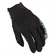 MACNA Obtain woman perforated leather gloves Черно-бирюзовый
