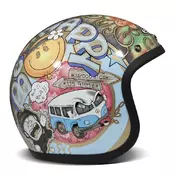 DMD Retro open face helmet Woodstock