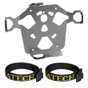 TOURATECH ZEGA Pro/Mundo Adapter Plate Straps Canister Bottle Harness 3L Серебристый