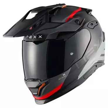 NEXX Y.Travl Quest full face helmet Black / Red Matt