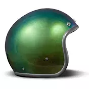 DMD Retro open face helmet Rainbow Green