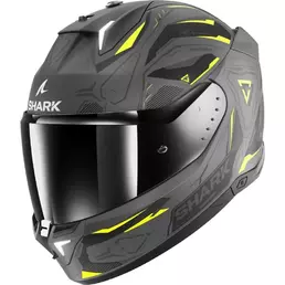 SHARK Skwal i3 Linik Automatic Lights full face helmet Anthracite / Yellow / Black