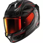 SHARK Skwal i3 Linik Automatic Lights full face helmet Black / Anthracite / Red