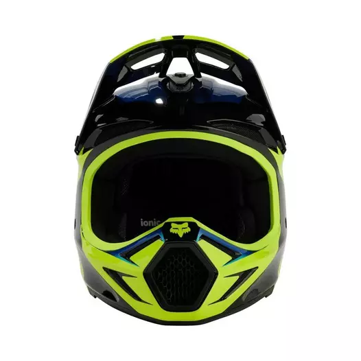 FOX RACING MX V3 Streak off-road helmet Черно-желтый