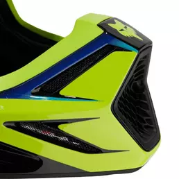 FOX RACING MX V3 Streak off-road helmet Черно-желтый