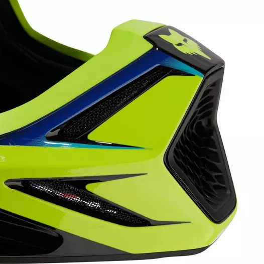 FOX RACING MX V3 Streak off-road helmet Черно-желтый