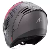 SHARK RS Jet Stride Mat Open Face Helmet Silver / Violet / Blue