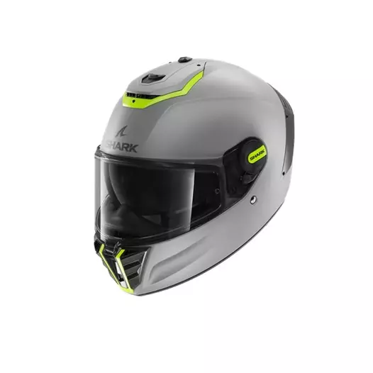 SHARK Spartan RS Blank full face helmet Silver / Yellow / Silver