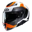 HJC i91 Carst modular helmet Grey / White / Orange (размер: s)