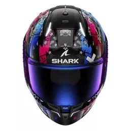 SHARK Skwal I3 Hellcat Full Face Helmet Black / Chrome / Blue