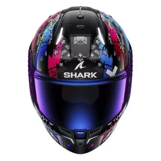 SHARK Skwal I3 Hellcat Full Face Helmet Black / Chrome / Blue
