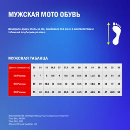 Thor Blitz XR MX Black/White мотоботы кроссовые черные
