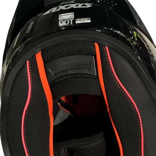AXXIS FF132 Fenix Solid A1 Gloss мотошлем черный