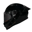 AXXIS FF132 Fenix Solid A1 Gloss мотошлем черный