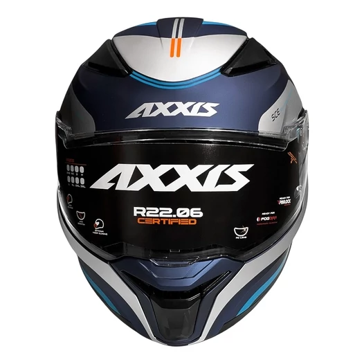 AXXIS FF130SV Panther SV Tribute Matt Blue мотошлем синий матовый