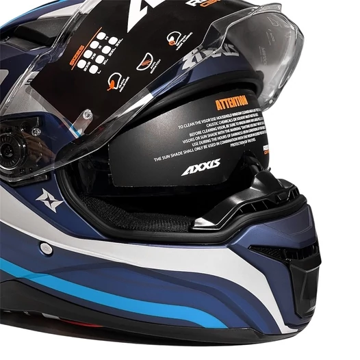 AXXIS FF130SV Panther SV Tribute Matt Blue мотошлем синий матовый