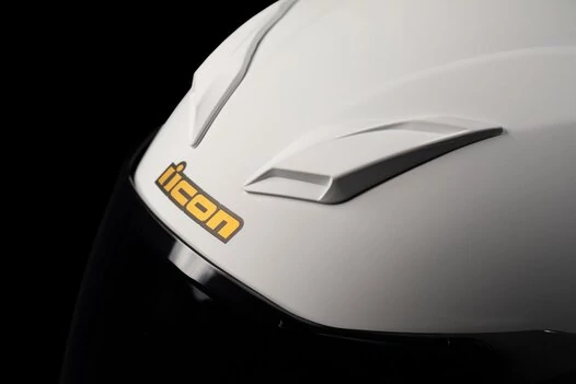 Icon UltraFlite Rizz Rizz White MIPS мотошлем белый матовый