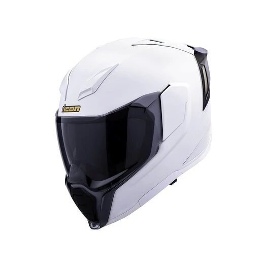 Icon UltraFlite Rizz Rizz White MIPS мотошлем белый матовый