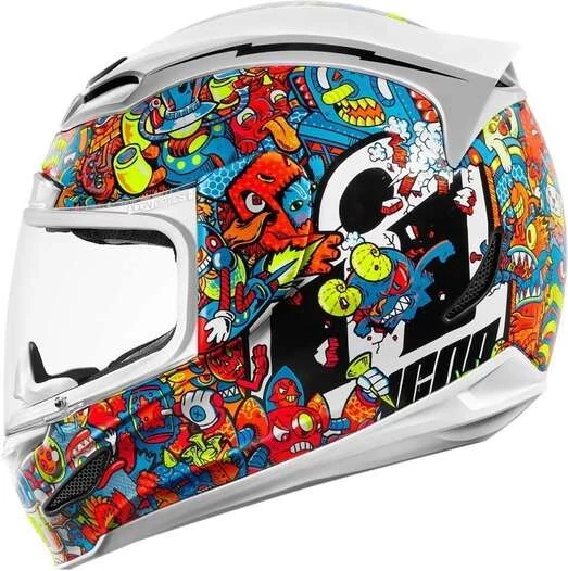 Icon Airmada Doodle мотошлем