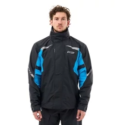 Dragonfly Evo Black/Blue 25 мотодождевик мембранная куртка черная с синим