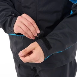 Dragonfly Evo Black/Blue 25 мотодождевик мембранная куртка черная с синим