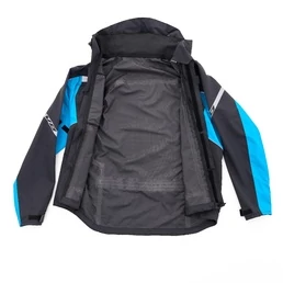 Dragonfly Evo Black/Blue 25 мотодождевик мембранная куртка черная с синим