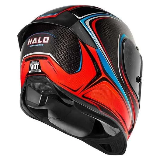 Icon Airframe Pro Halo Carbon Glory мотошлем черн\красн