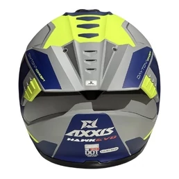 AXXIS FF122 Hawk SV EVO Daytona Matt Grey мотошлем серый матовый