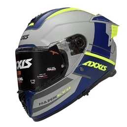 AXXIS FF122 Hawk SV EVO Daytona Matt Grey мотошлем серый матовый