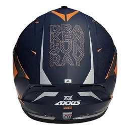 AXXIS FF112D Draken S Sunray Matt Fluor Orange мотошлем интеграл оранжевый матовый